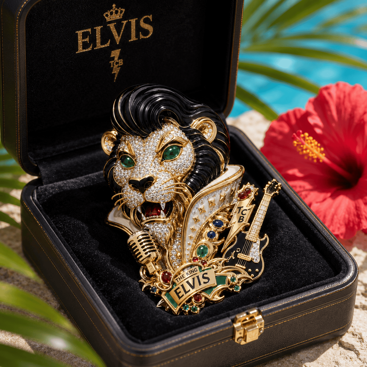PREMIUM ELV BROOCH LNTH