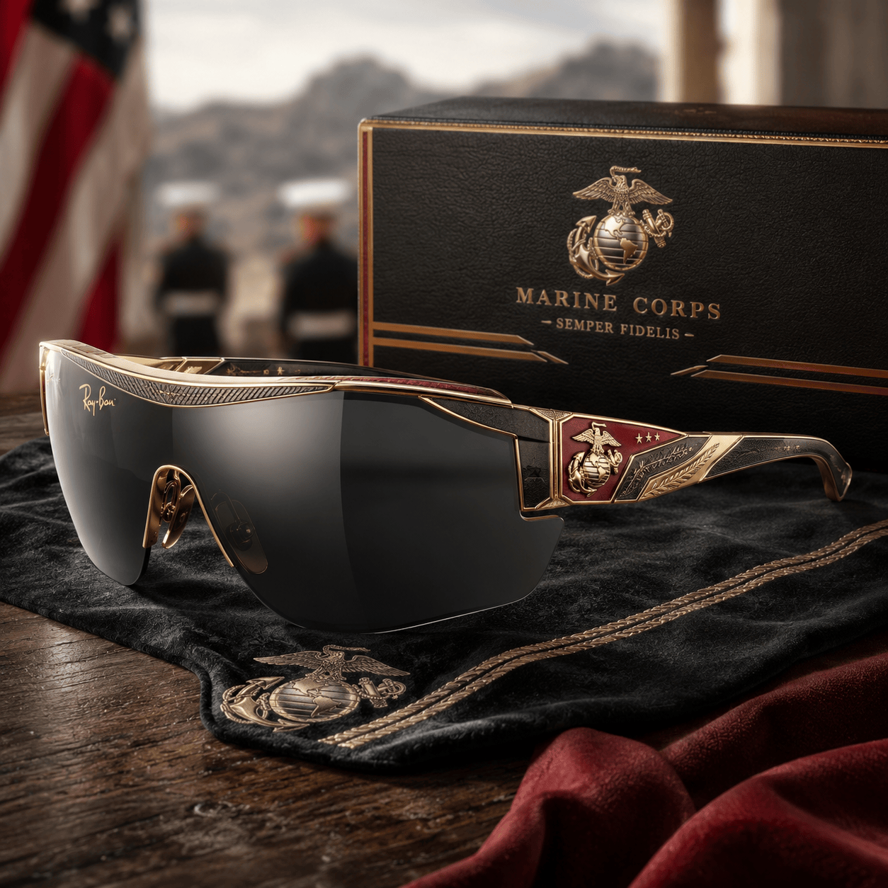PREMIUM USMC UNISEX SUNGLASSES NTVA